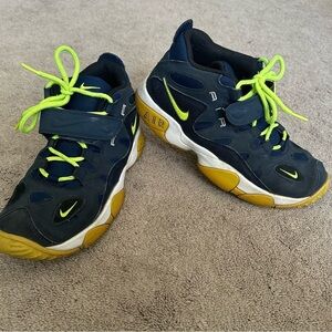 Nike Boys Air Turf Raider Blue Basketball Shoes Sneakers Size 7 youth